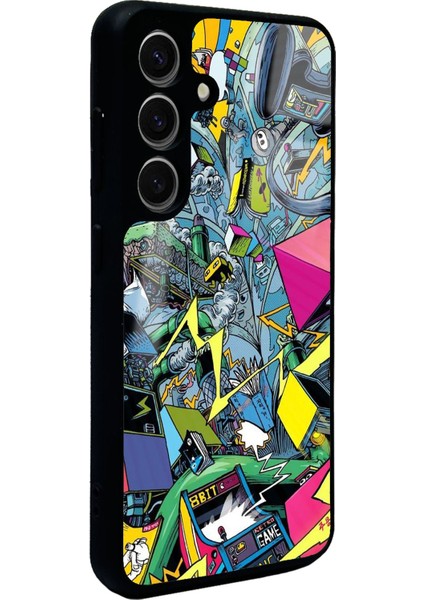 Samsung S24 Retro Machine Tasarımlı Glossy Telefon Kılıfı fiyatları