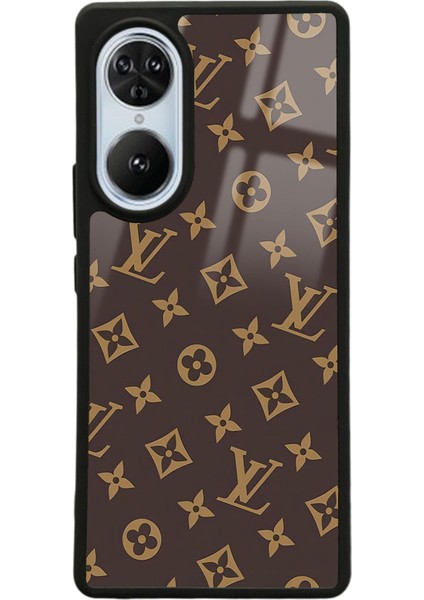 Reeder S19 Max Pro S Edge Kahverengi Lv Tasarımlı Glossy Telefon Kılıfı