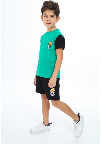 Erkek Çocuk Baskılı Şortlu Takım fiyatları