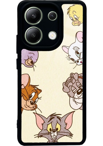 Xiaomi Redmi Note 13 4g Tom And Jerry Tasarımlı Glossy Telefon Kılıfı