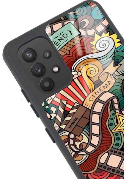 Samsung A32 Retro Cinema Tasarımlı Glossy Telefon Kılıfı modelleri