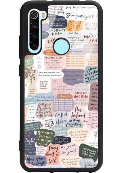 Xiaomi Redmi Note 8 Nude Message Tasarımlı Glossy Telefon Kılıfı