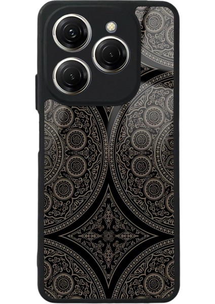 Tecno Spark 20 Pro Osmanlı Motif Tasarımlı Glossy Telefon Kılıfı