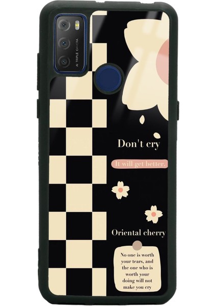 Tcl 20E Don't Ery Tasarımlı Glossy Telefon Kılıfı