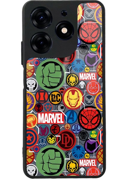 Tecno Spark 10 Pro Marvel Face Tasarımlı Glossy Telefon Kılıfı