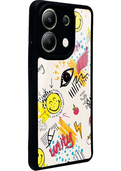 Xiaomi Redmi Note 13 4g Doodle Emoji Tasarımlı Glossy Telefon Kılıfı fiyatları