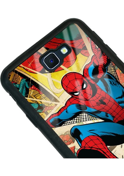 Samsung J7 Prime Spiderman Örümcek Adam Tasarımlı Glossy Telefon Kılıfı modelleri
