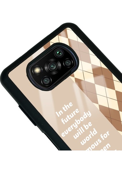 Xiaomi Poco X3 Andy Ekose Tasarımlı Glossy Telefon Kılıfı modelleri
