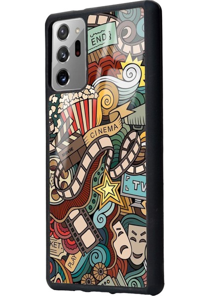 Samsung Note 20 Retro Cinema Tasarımlı Glossy Telefon Kılıfı fiyatları