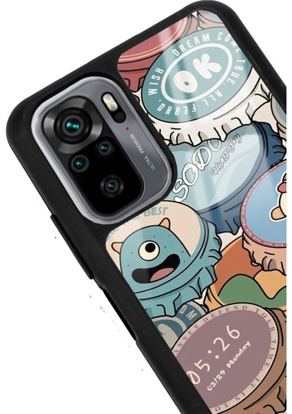 Xiaomi Redmi Note 10 10S Crown Cap Tasarımlı Glossy Telefon Kılıfı modelleri