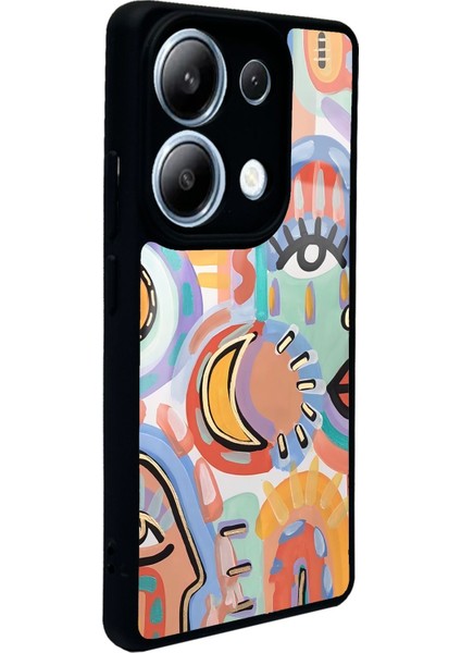 Xiaomi Redmi Note 13 Pro 4g Suluboya Retro Göz Tasarımlı Glossy Telefon Kılıfı fiyatları