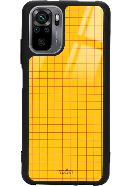 Xiaomi Redmi Note 10 10S Retro Plaid Tasarımlı Glossy Telefon Kılıfı