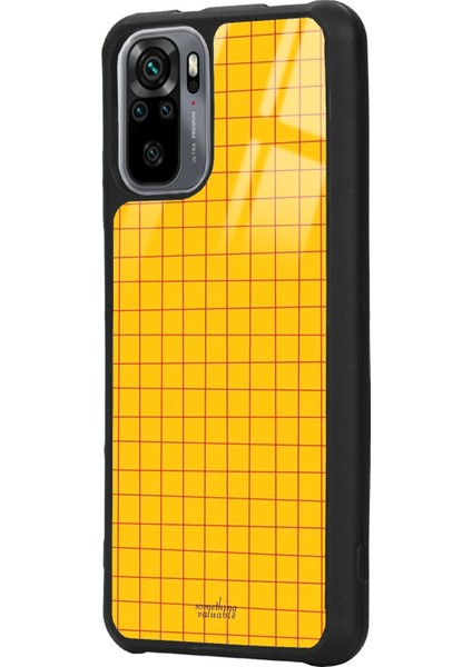 Xiaomi Redmi Note 10 10S Retro Plaid Tasarımlı Glossy Telefon Kılıfı