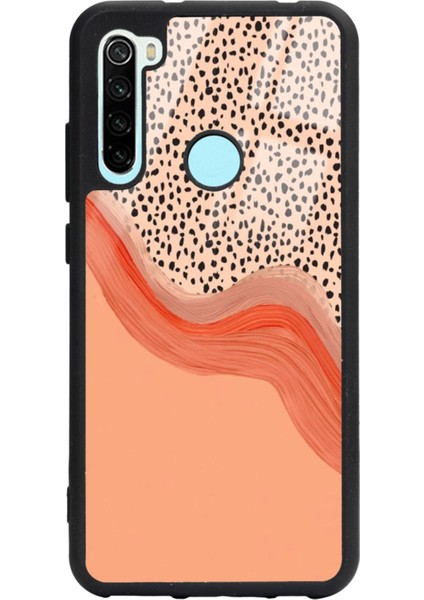 Xiaomi Redmi Note 8 Nude Benekli Tasarımlı Glossy Telefon Kılıfı