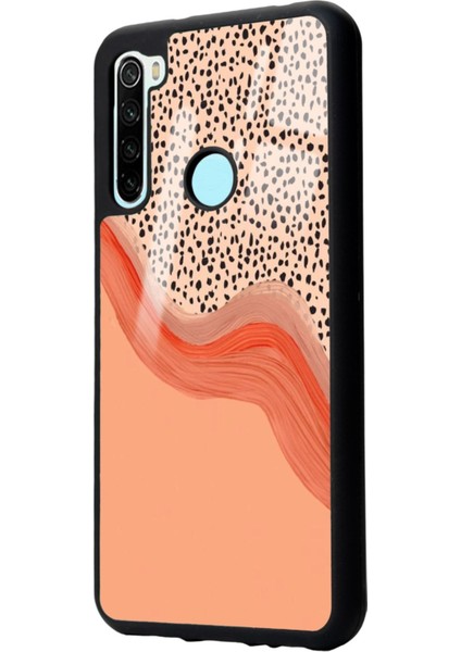 Xiaomi Redmi Note 8 Nude Benekli Tasarımlı Glossy Telefon Kılıfı