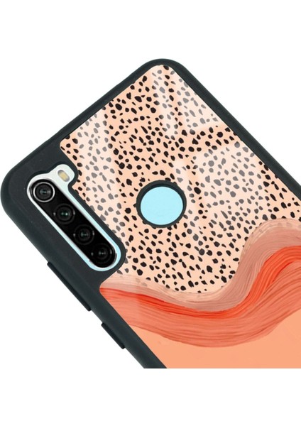Xiaomi Redmi Note 8 Nude Benekli Tasarımlı Glossy Telefon Kılıfı