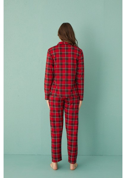 50701-41 Mihra Bayan Uzun Kol Pijama Takımı