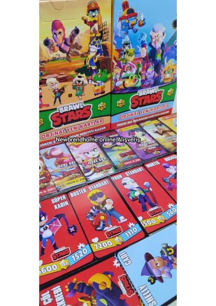 Oyun Kağıtları (200 Paket 400 Kart) Jokeri Bul Bulduğun Hediyeyi Kazan! Oyun Karakter Kartları Yeni Seri