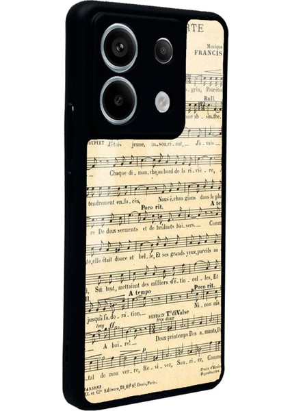 Xiaomi Redmi Note 13 Pro 5g Müzik Notaları Tasarımlı Glossy Telefon Kılıfı fiyatları