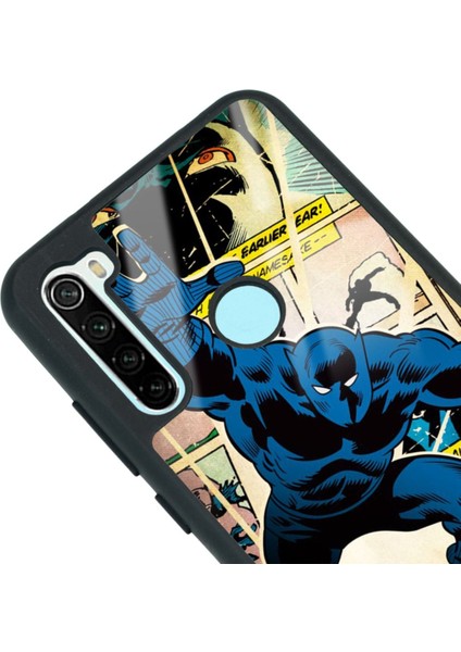 Xiaomi Redmi Note 8 Black Panther Kara Panter Tasarımlı Glossy Telefon Kılıfı modelleri