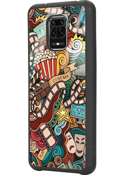 Xiaomi Redmi Note 9 Pro 9s Retro Cinema Tasarımlı Glossy Telefon Kılıfı fiyatları