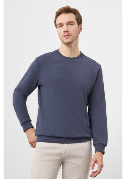 Erkek Parlement Trend Bisiklet Yaka Sweat-Shirt modelleri