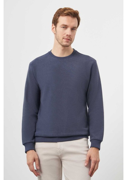 Erkek Parlement Trend Bisiklet Yaka Sweat-Shirt fırsatları