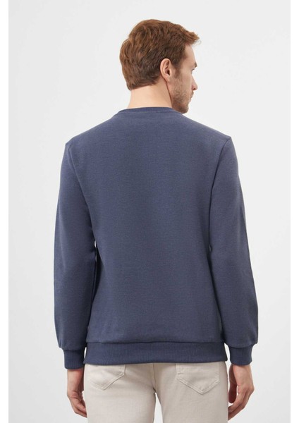 Erkek Parlement Trend Bisiklet Yaka Sweat-Shirt indirimleri