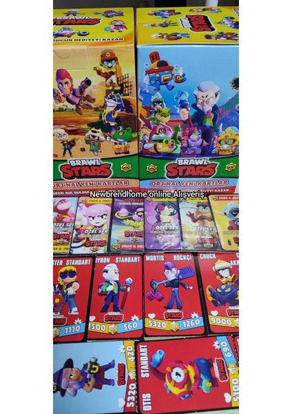 Oyun Karakter Kartları Yeni Seri (60 Paket 120 Kart)Jokeri Bul Bulduğun Hediyeyi Kazan!oyun Kağıtları modelleri