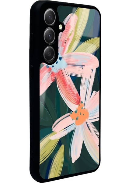 Samsung A35 Suluboya Çiçek Tasarımlı Glossy Telefon Kılıfı fiyatları