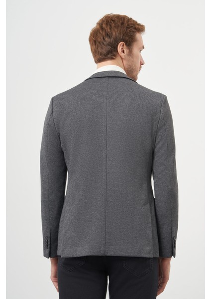 Erkek Siyah Örme Slim Fit Torba Cep Mono Yaka Spor Ceket indirimleri