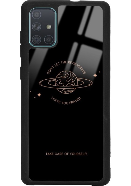 Samsung A71 Retrograde Tasarımlı Glossy Telefon Kılıfı