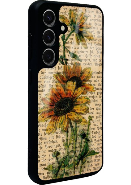 Samsung S24 Ayçiçeği Tasarımlı Glossy Telefon Kılıfı fiyatları