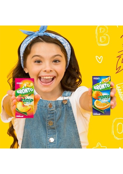 Bronto Meyve Suyu Şeftali̇ Aromalı 200ML indirimleri