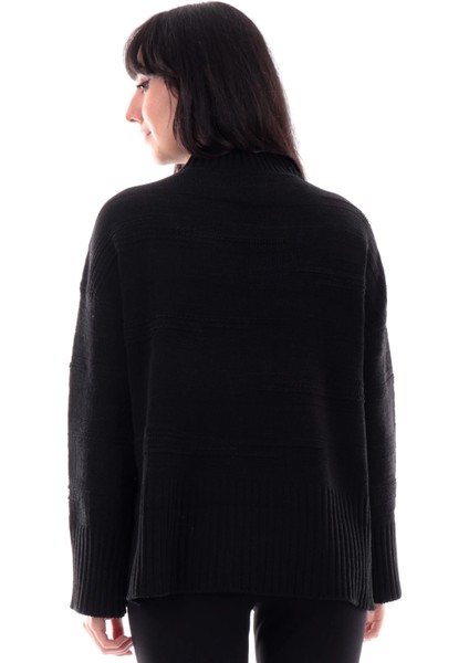 Kadın Yüksek Boyunlu Örme Kazak - 15324514 modelleri