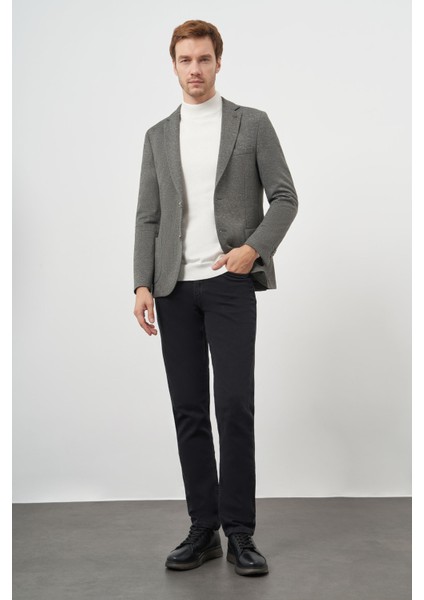 Erkek Haki Örme Slim Fit Torba Cep Mono Yaka Spor Ceket fırsatları