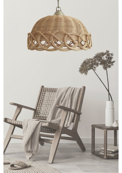 Rattan Bambu Hasır Sarkıt Avize