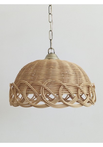 Rattan Bambu Hasır Sarkıt Avize