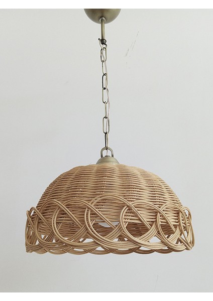 Rattan Bambu Hasır Sarkıt Avize