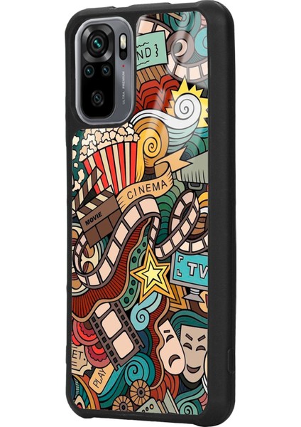 Xiaomi Redmi Note 10 10S Retro Cinema Tasarımlı Glossy Telefon Kılıfı fiyatları