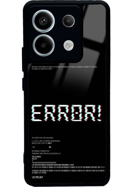 Xiaomi Redmi Note 13 Pro 5g Error Tasarımlı Glossy Telefon Kılıfı