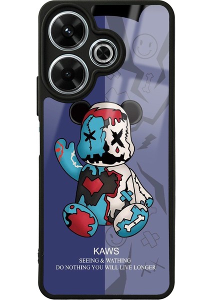 Xiaomi Redmi 13 4g Kaws Bear Tasarımlı Glossy Telefon Kılıfı