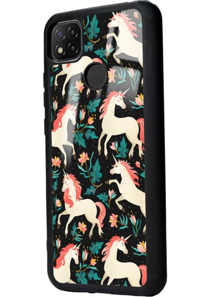 Xiaomi Redmi 9c Unicorn Desenli Tasarımlı Glossy Telefon Kılıfı