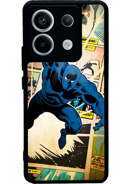 Xiaomi Redmi Note 13 Pro 5g Black Panther Kara Panter Tasarımlı Glossy Telefon Kılıfı