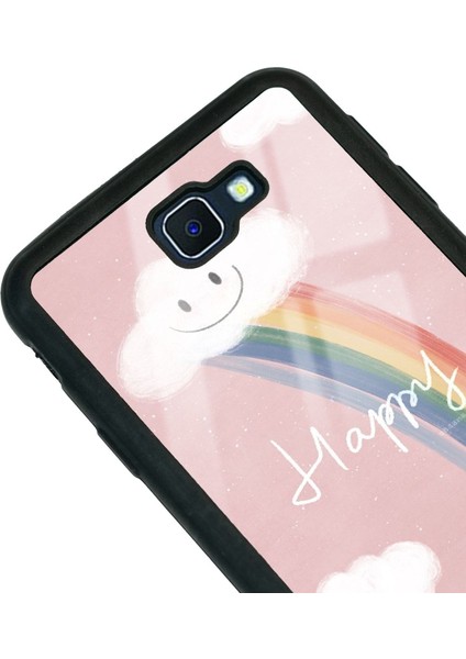 Samsung J7 Prime Happy Cloude Tasarımlı Glossy Telefon Kılıfı