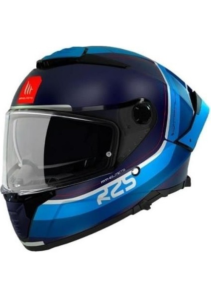 Kask Full Face Thunder 4 Sv R25 C7 Mat Siyah-Mavi