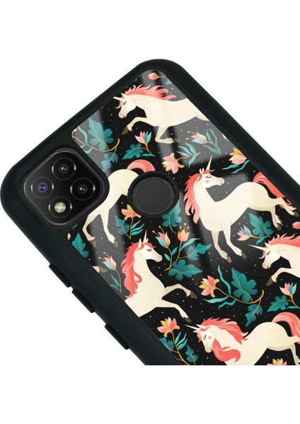 Xiaomi Redmi 9c Unicorn Desenli Tasarımlı Glossy Telefon Kılıfı