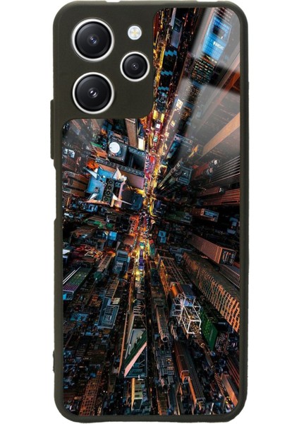 Xiaomi Redmi 12 Kuş Bakışı Tasarımlı Glossy Telefon Kılıfı