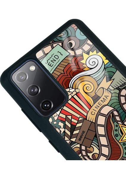Samsung S20 Fe Retro Cinema Tasarımlı Glossy Telefon Kılıfı modelleri