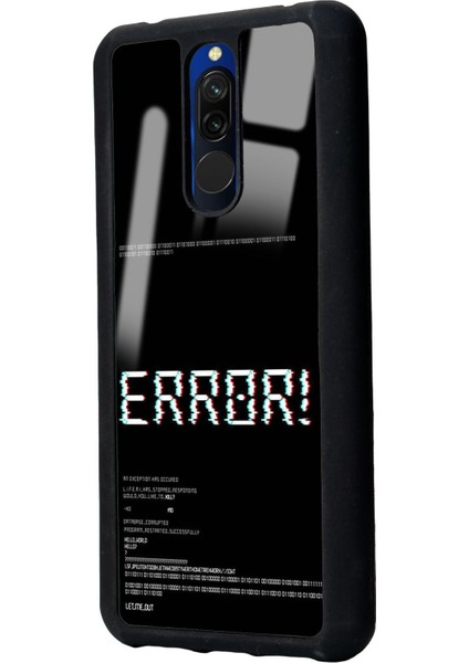 Xiaomi Redmi 8 Error Tasarımlı Glossy Telefon Kılıfı fiyatları